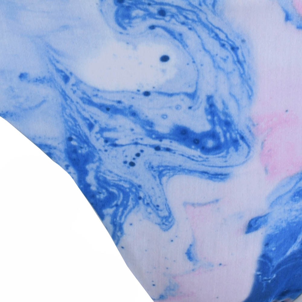 Γυναικείο σετ μπικίνι  Tie dye σε γαλάζιες αποχρώσεις Famous - tasinolakia.com