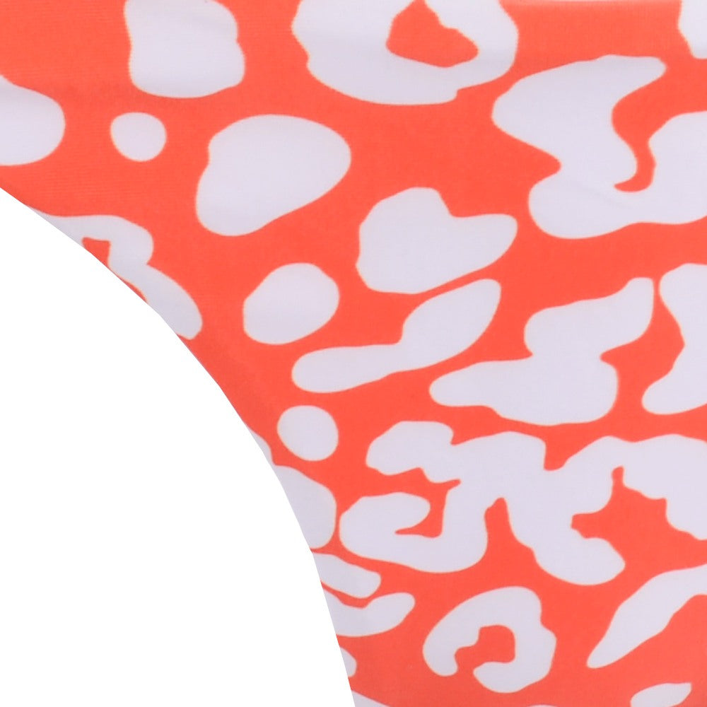 Κόκκινο Animal Print Μαγιο με σούρα Famous - tasinolakia.com