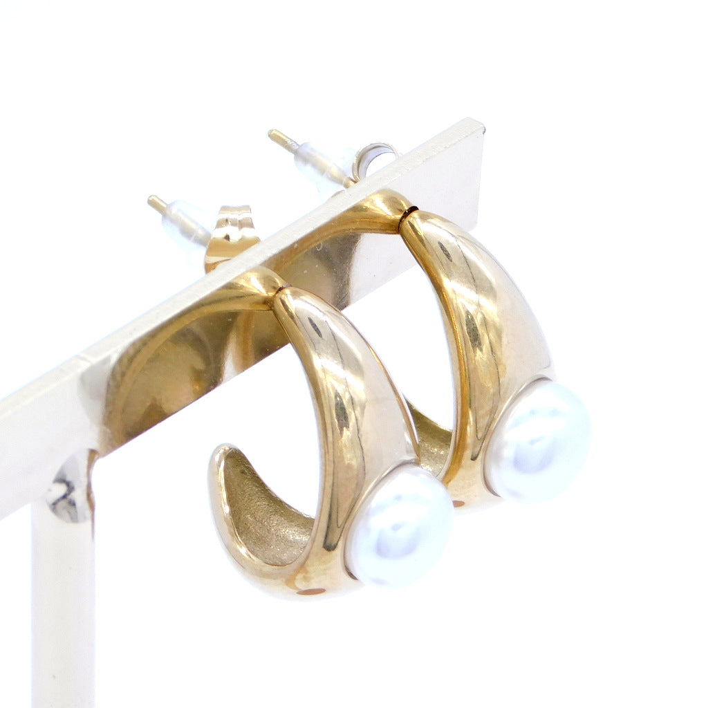 Σκουλαρίκια Hook Pearl - tasinolakia.com