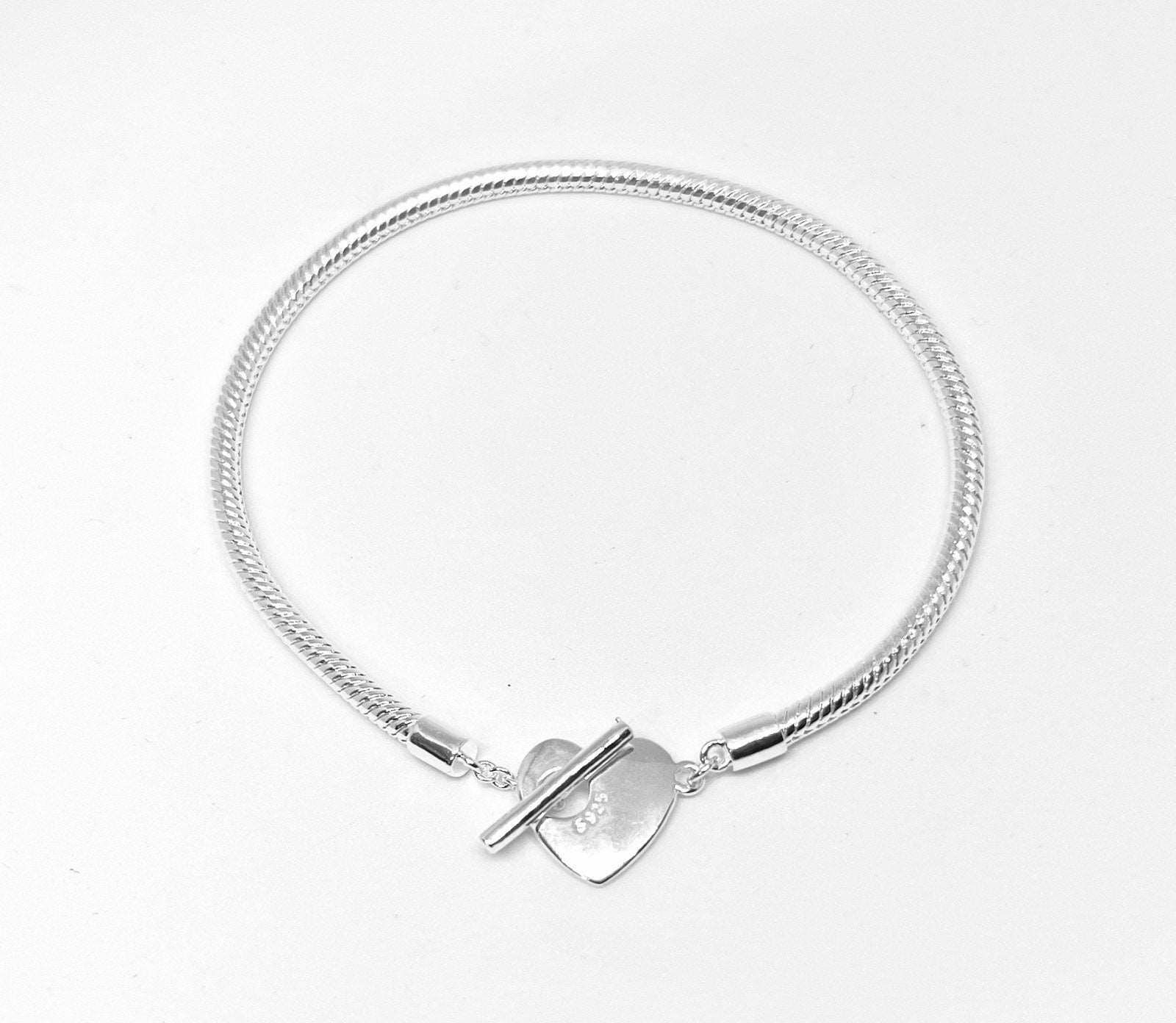 Bracelet Καρδιά T Bar s925° - tasinolakia.com