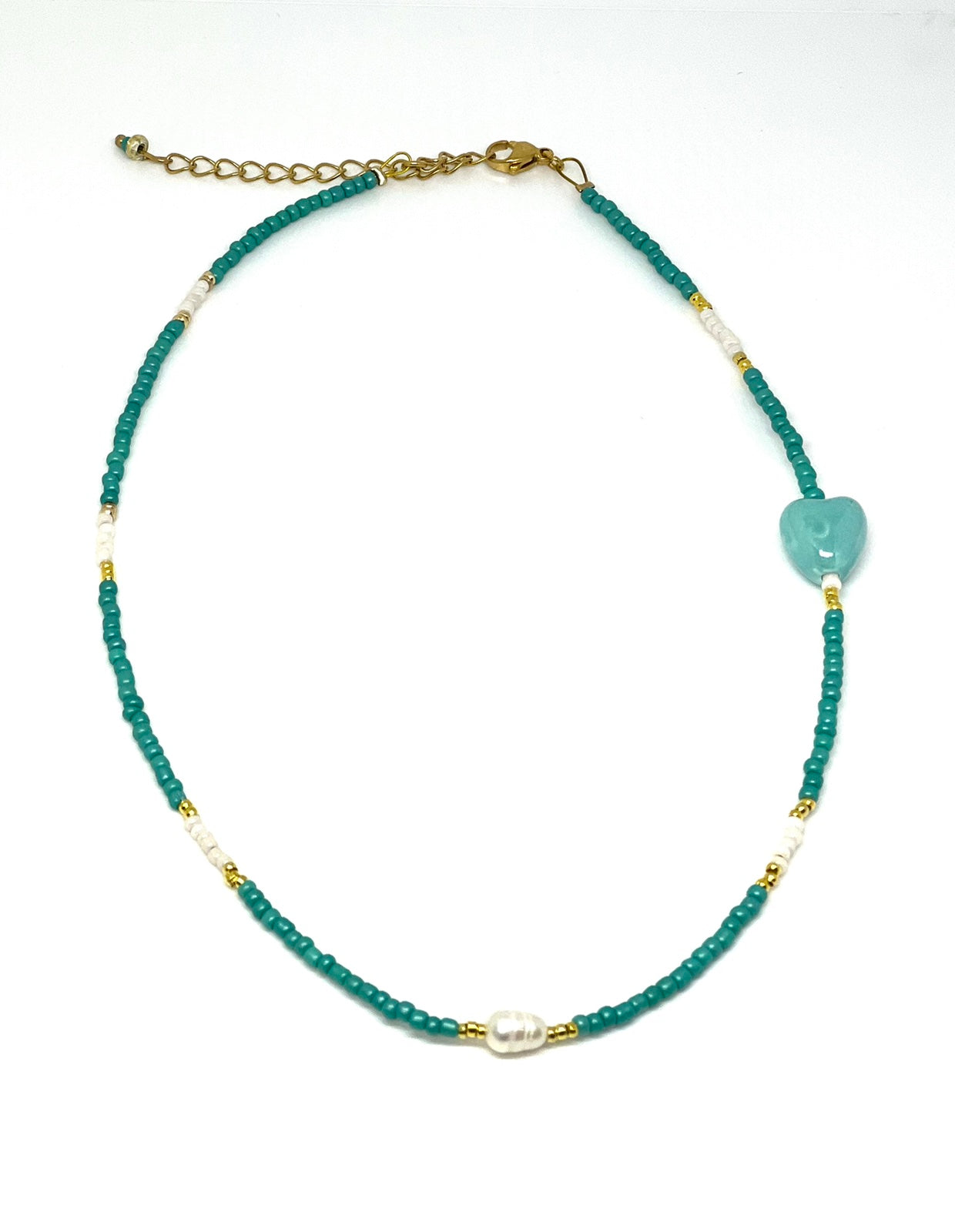 Κολιέ Green Pearly - tasinolakia.com