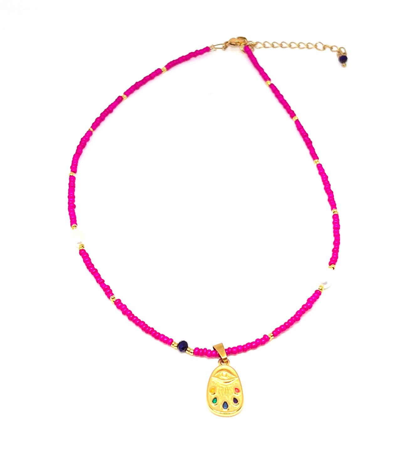 Κολιέ Pink Eyen - tasinolakia.com
