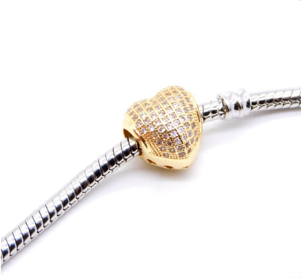 Charm zirgōn Καρδιά Χρυσή - tasinolakia.com