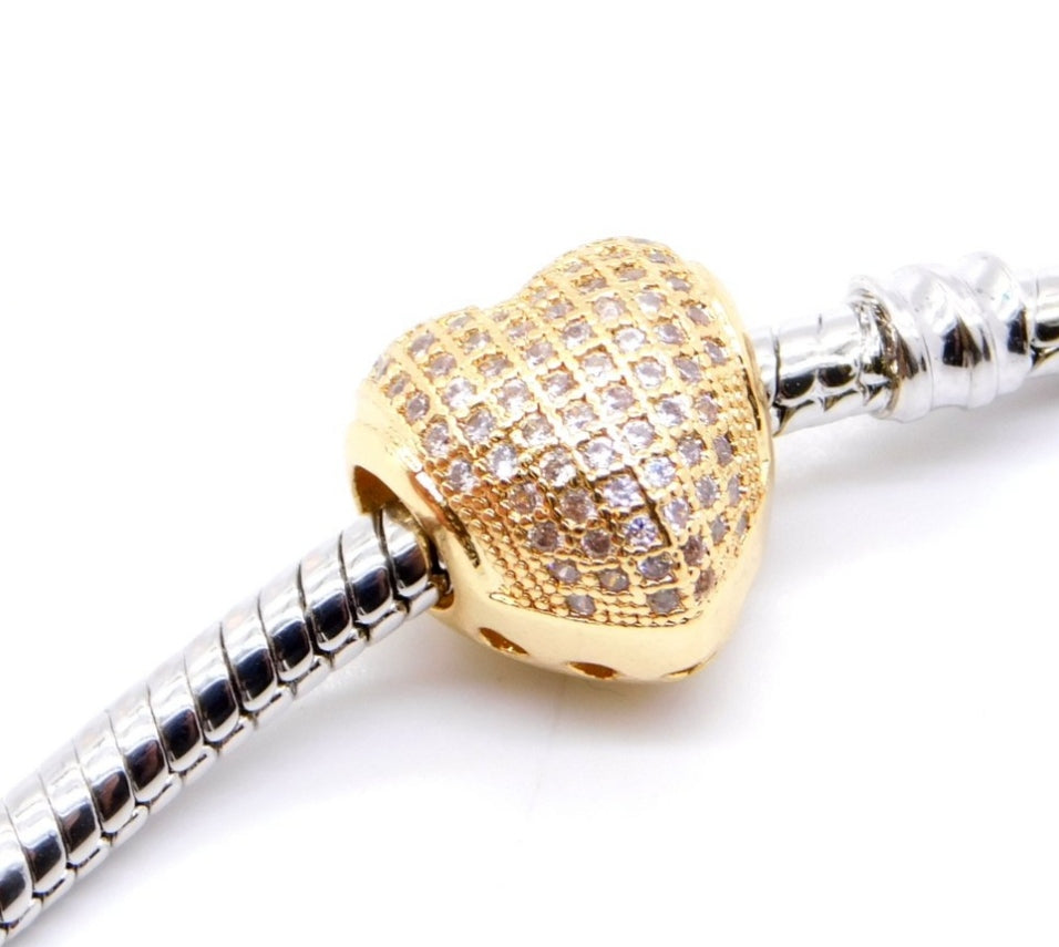 Charm zirgōn Καρδιά Χρυσή - tasinolakia.com