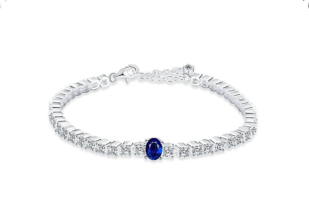 Bracelet Sparkling Blue s925° - tasinolakia.com