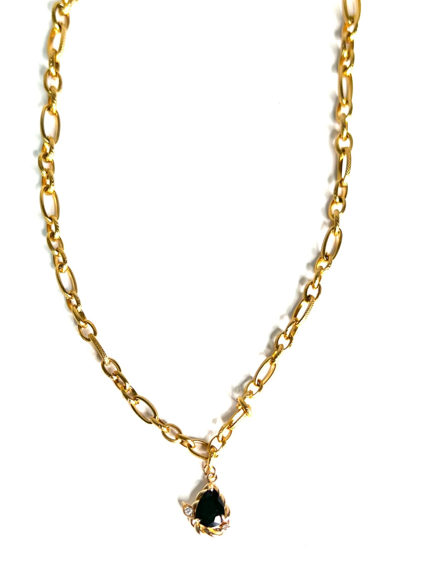 Κολιέ Black Zircon - tasinolakia.com